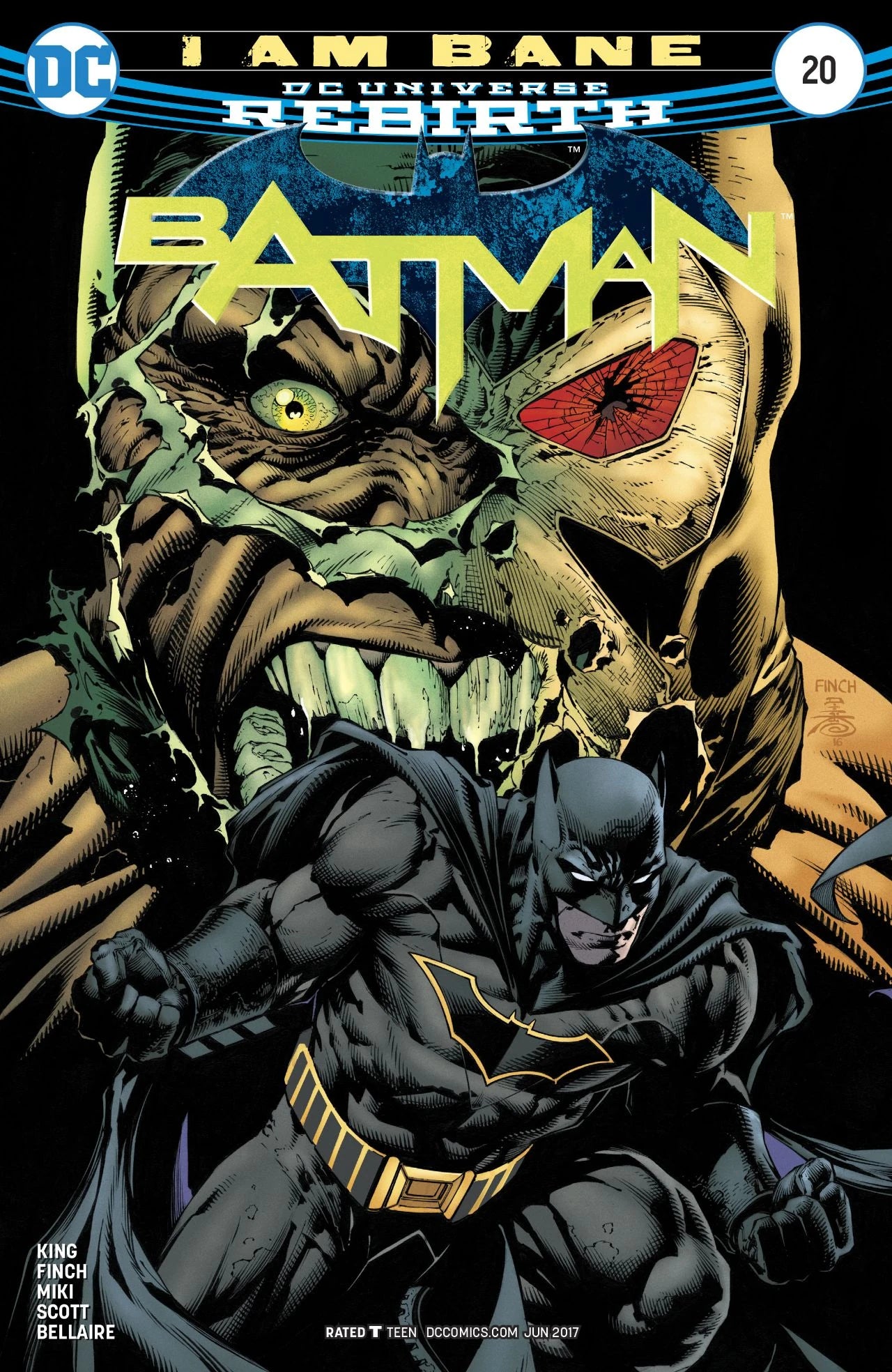 COMIC : BATMAN - REBIRTH #20