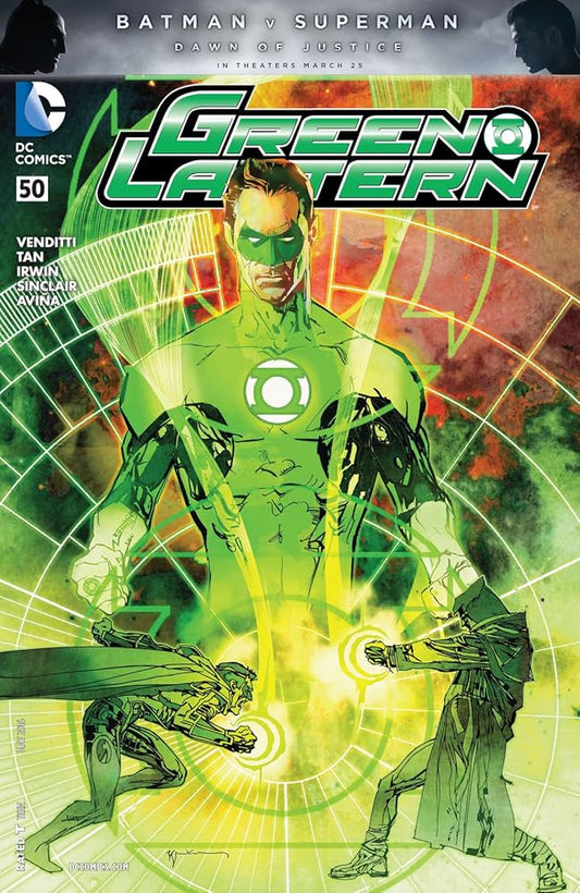 COMIC : GREEN LANTERN - NEW 52 #50 BATMAN VS SUPERMAN VAR