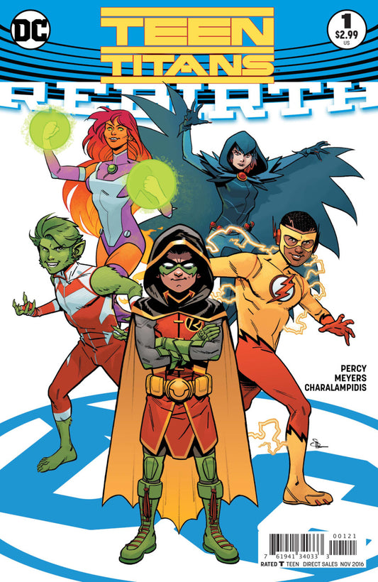 COMIC : TEEN TITANS - REBIRTH #1 VAR 2