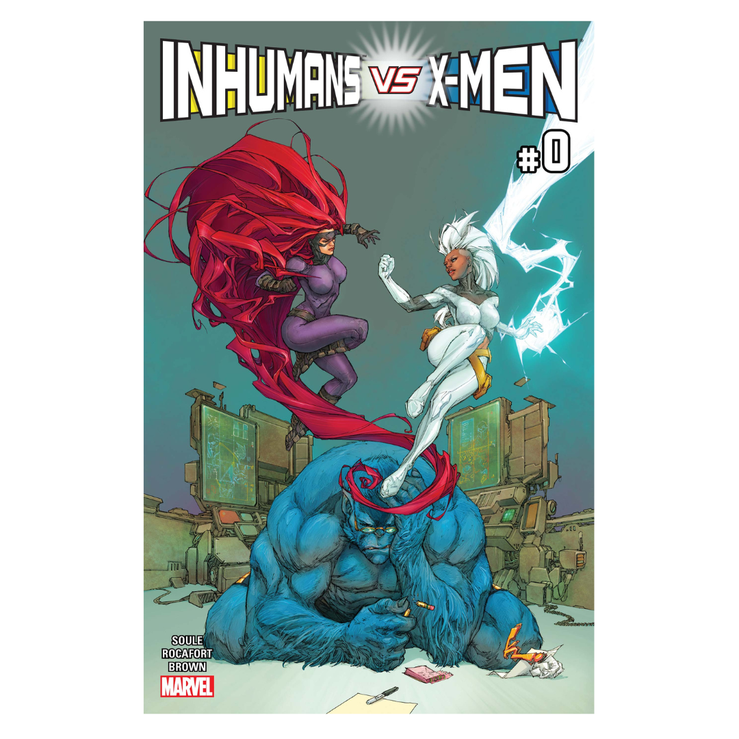 COMIC : INHUMANS VS XMEN - #0