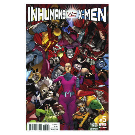 COMIC : INHUMANS VS XMEN - #5