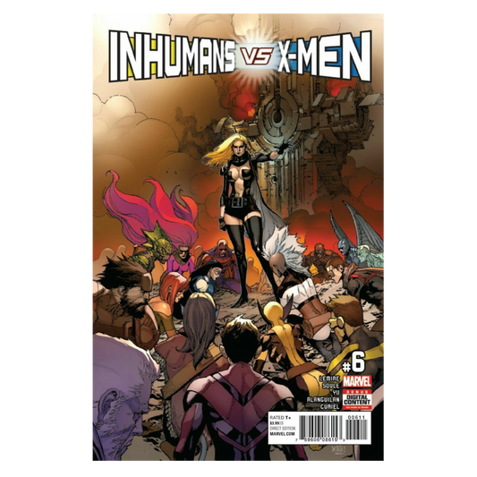 COMIC : INHUMANS VS XMEN - #6