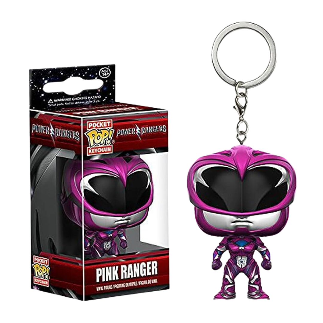 KEYCHAINS: FUNKO POP - PINK POWER RANGER