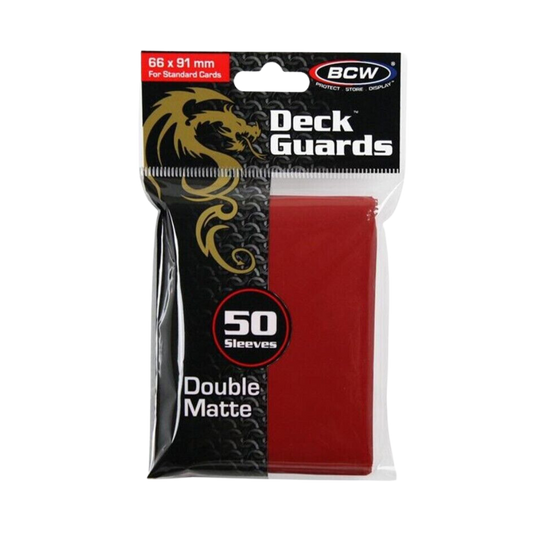 CARD GAMING: DECK GUARD RED 50