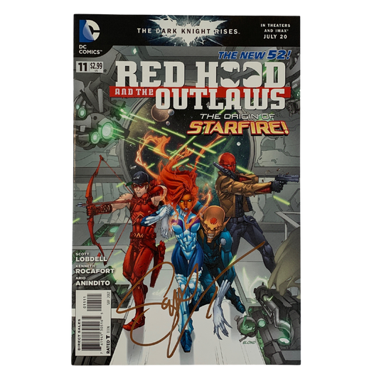 SIGNED : RED HOOD AND THE OUTLAWS - NEW 52 #11