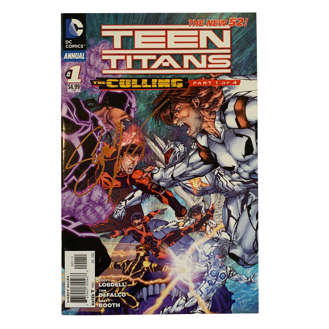 SIGNED : TEEN TITANS ANNUAL - NEW 52 #1