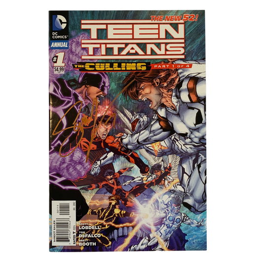 SIGNED : TEEN TITANS ANNUAL - NEW 52 #1