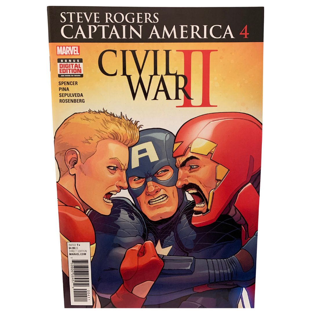 COMIC : CAPTAIN AMERICA STEVE ROGERS - #4