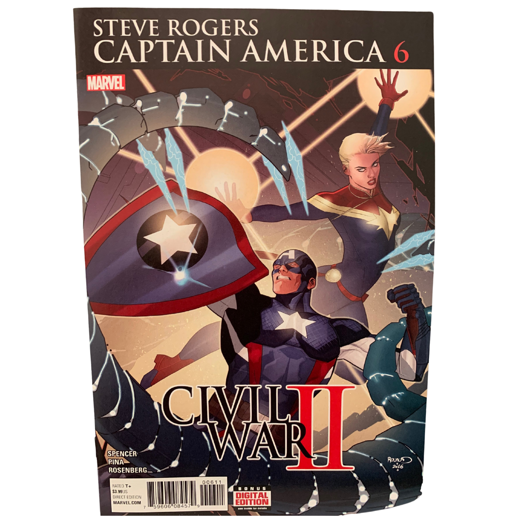 COMIC : CAPTAIN AMERICA STEVE ROGERS - #6