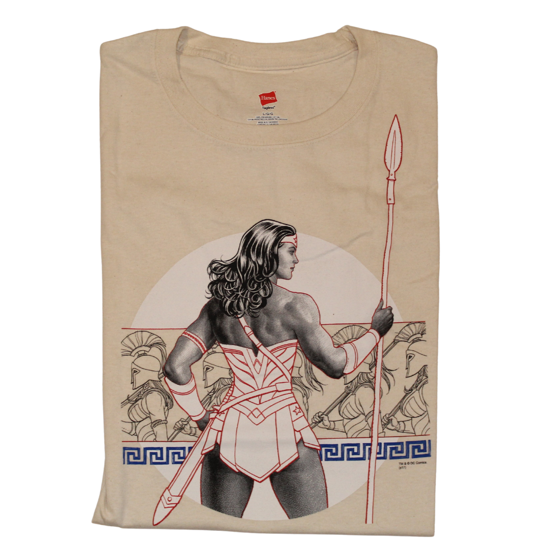 SHIRT : MEN'S - DC WONDER WOMAN BEIGE